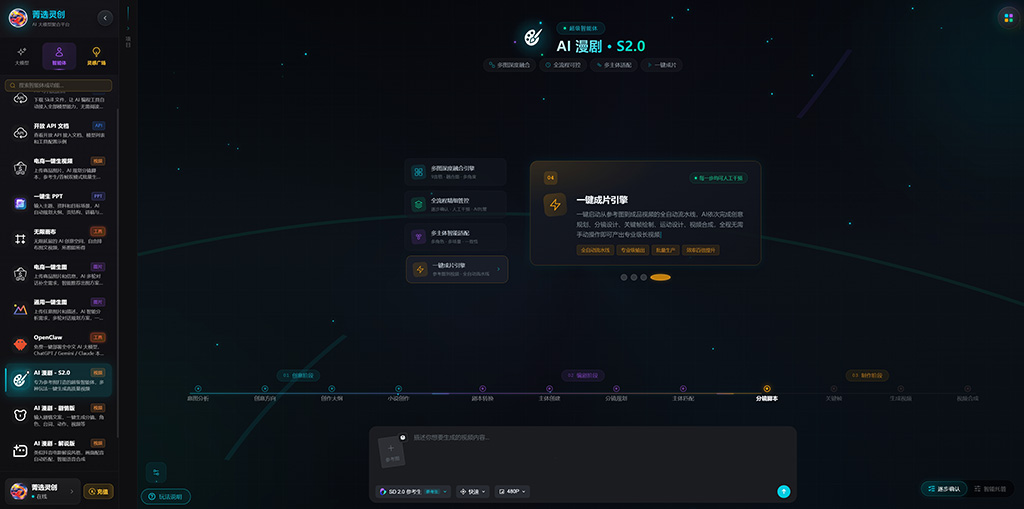 AI 漫剧内容制作场景